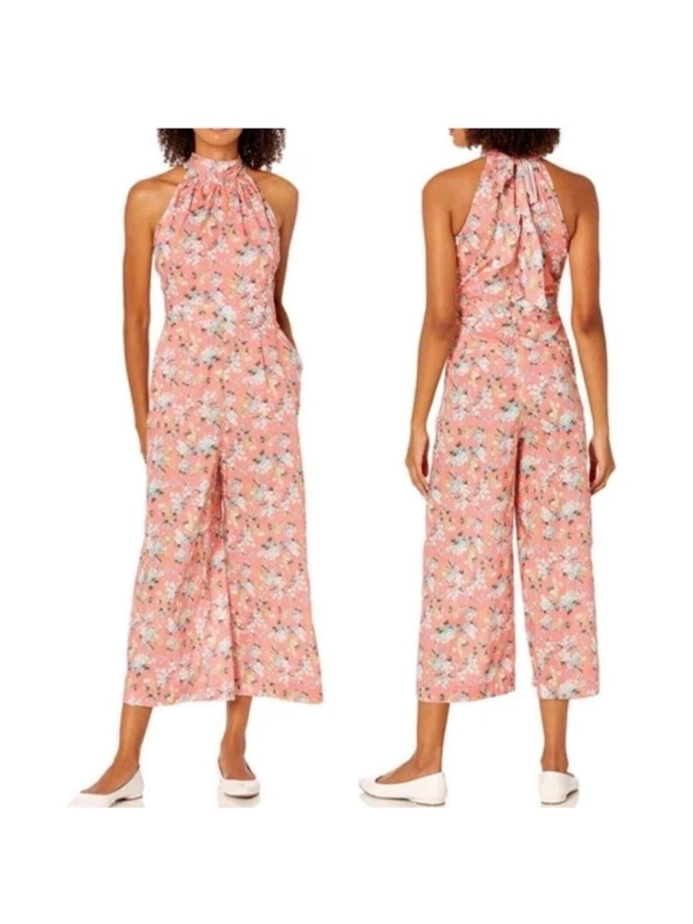 J Crew Liberty Josephine tie neck romper.